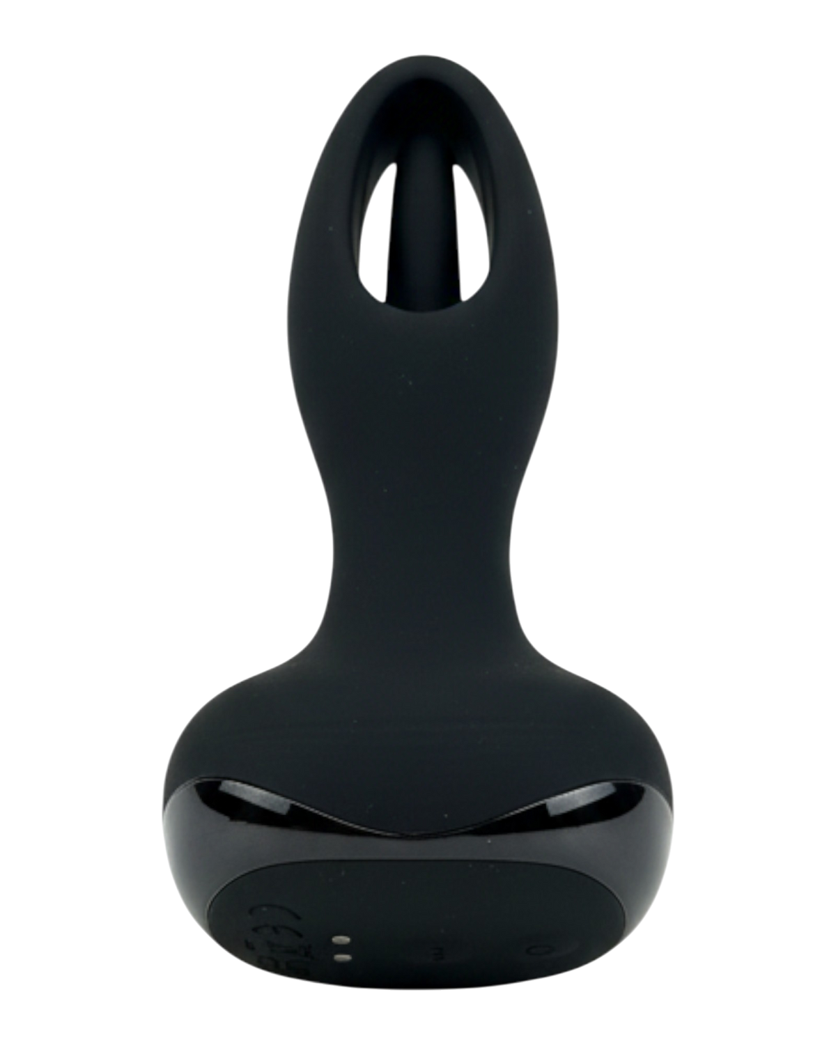 Tappy Plug Glow & Vibe con estimulador móvil de punto G, dilatador anal y control remoto, recargable y de silicón suave.