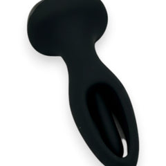 Tappy Plug Glow & Vibe con estimulador móvil de punto G, dilatador anal y control remoto, recargable y de silicón suave.