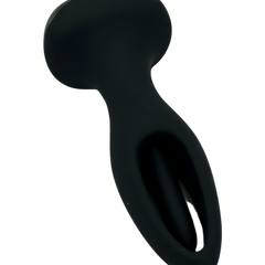 Tappy Plug Glow & Vibe con estimulador móvil de punto G, dilatador anal y control remoto, recargable y de silicón suave.