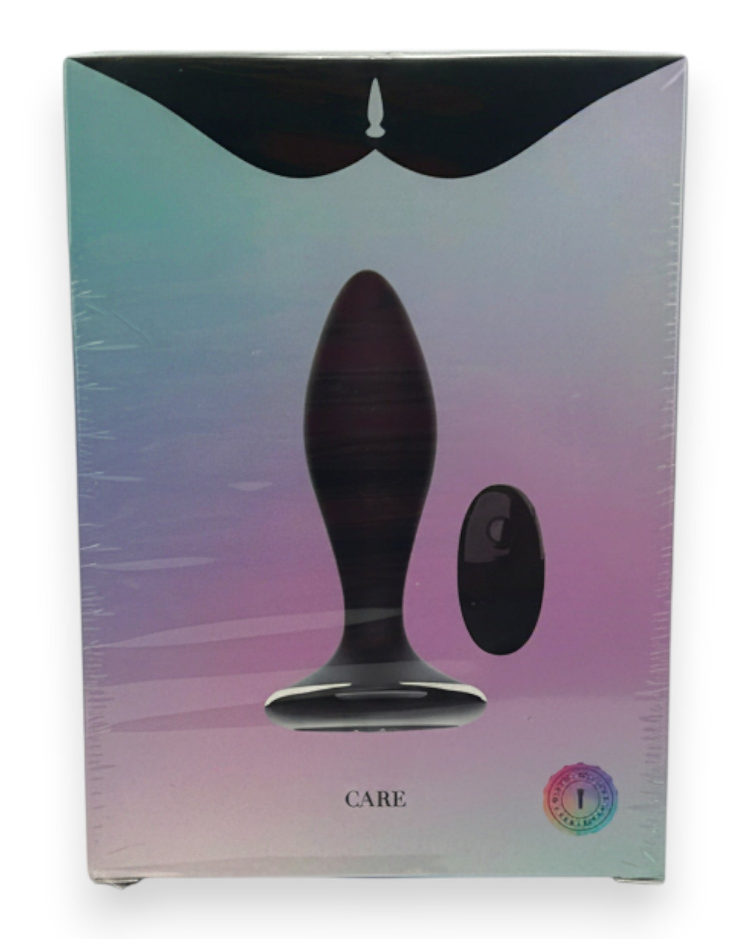 Noir Pulse Glow & Vibe, dilatador anal con control remoto, 10 funciones y carga magnética, hecho de silicón suave y elegante.