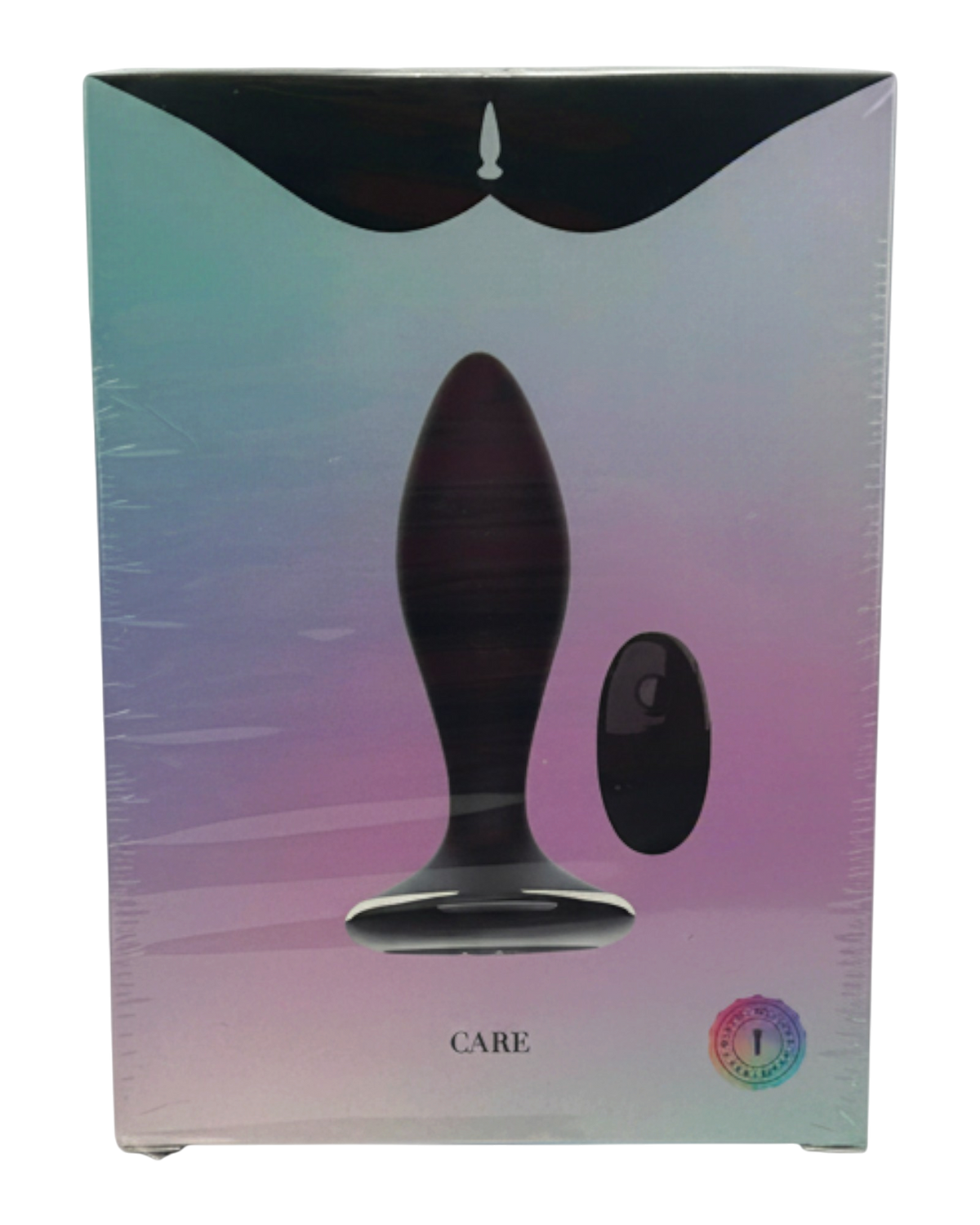 Noir Pulse Glow & Vibe, dilatador anal con control remoto, 10 funciones y carga magnética, hecho de silicón suave y elegante.