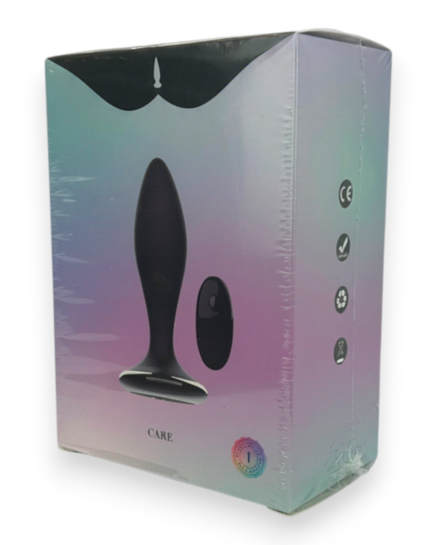Noir Pulse Glow & Vibe, dilatador anal con control remoto, 10 funciones y carga magnética, hecho de silicón suave y elegante.