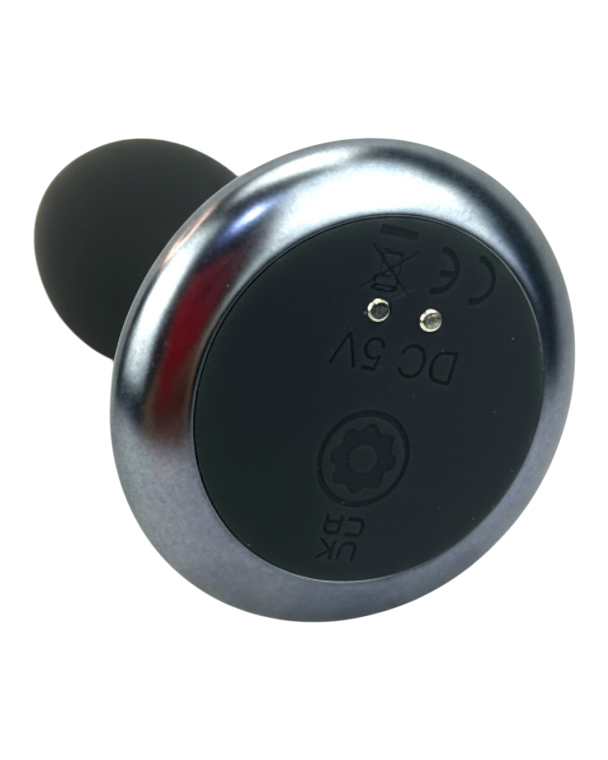 Noir Pulse Glow & Vibe, dilatador anal con control remoto, 10 funciones y carga magnética, hecho de silicón suave y elegante.