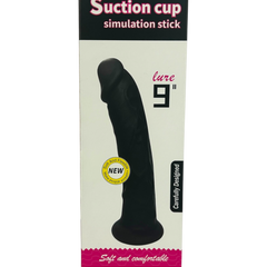 Dark Rider Glow & Vibe, dildo realista de material Magic Flesh con ventosa resistente y textura natural.