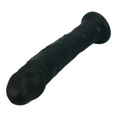 Dark Rider Glow & Vibe, dildo realista de material Magic Flesh con ventosa resistente y textura natural.