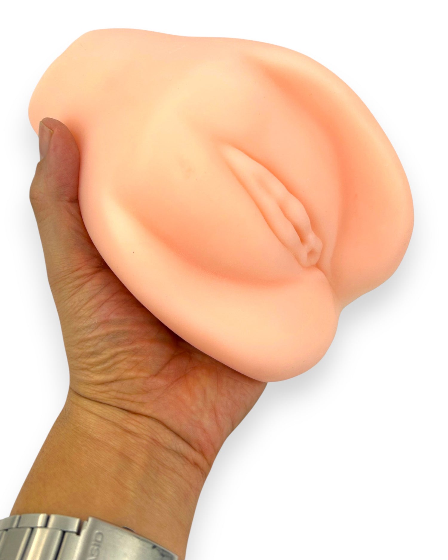 Voxy 3D Masturbador Glow & Vibe, masturbador realista con textura Magic Flesh y vibración con control gradual.