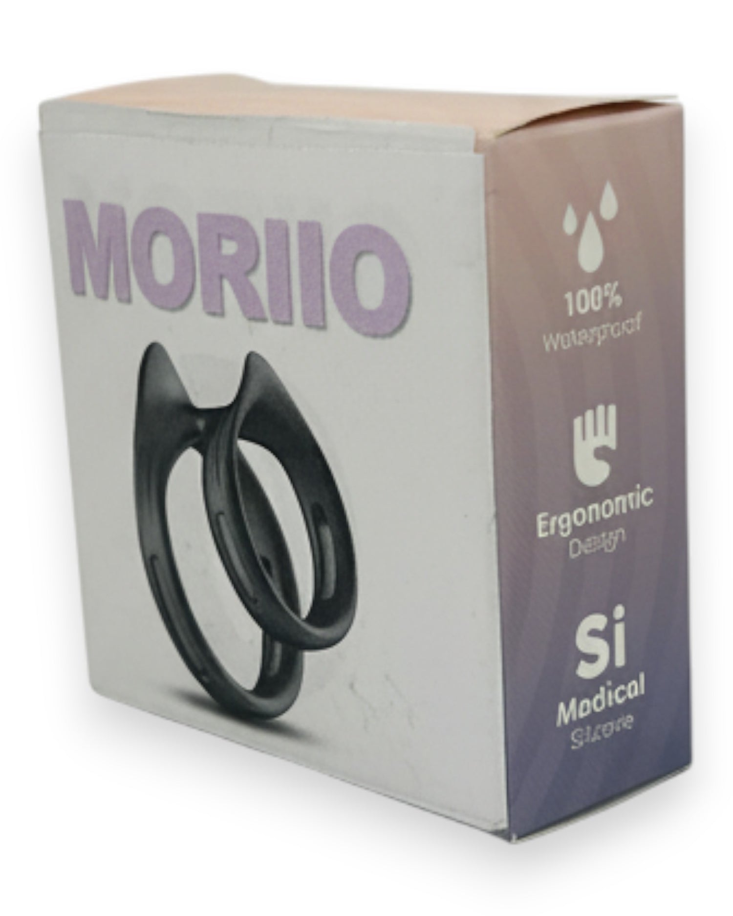 Dual Grip Ring Glow & Vibe, anillo doble de silicón flexible para control de eyaculación y firmeza prolongada.