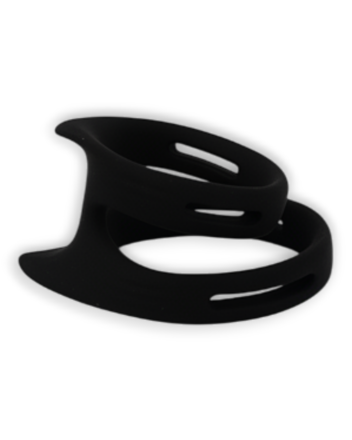 Dual Grip Ring Glow & Vibe, anillo doble de silicón flexible para control de eyaculación y firmeza prolongada.