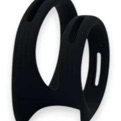 Dual Grip Ring Glow & Vibe, anillo doble de silicón flexible para control de eyaculación y firmeza prolongada.