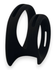 Dual Grip Ring Glow & Vibe, anillo doble de silicón flexible para control de eyaculación y firmeza prolongada.