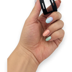 Dual Grip Ring Glow & Vibe, anillo doble de silicón flexible para control de eyaculación y firmeza prolongada.