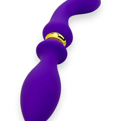 Juguete Fun Casual con plug anal y vibrador vaginal, diseño divertido y versátil Glow & Vibe.