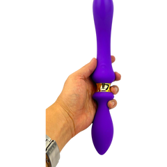Juguete Fun Casual con plug anal y vibrador vaginal, diseño divertido y versátil Glow & Vibe.