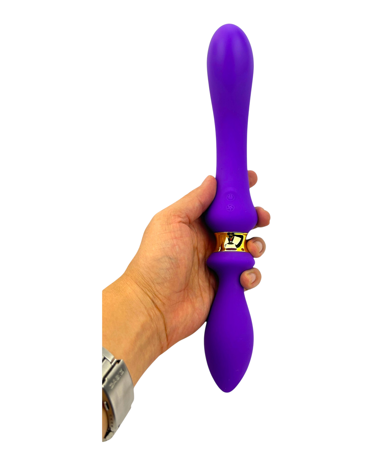 Juguete Fun Casual con plug anal y vibrador vaginal, diseño divertido y versátil Glow & Vibe.