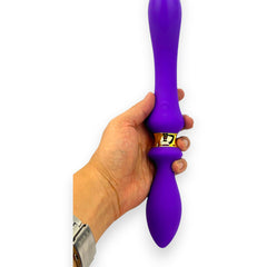 Juguete Fun Casual con plug anal y vibrador vaginal, diseño divertido y versátil Glow & Vibe.