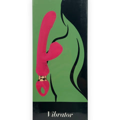 Vibrador Lusty Ring con succión, punto G y plug anal, diseño elegante Glow & Vibe.
