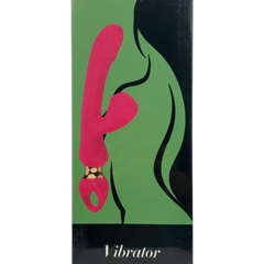Vibrador Lusty Ring con succión, punto G y plug anal, diseño elegante Glow & Vibe.