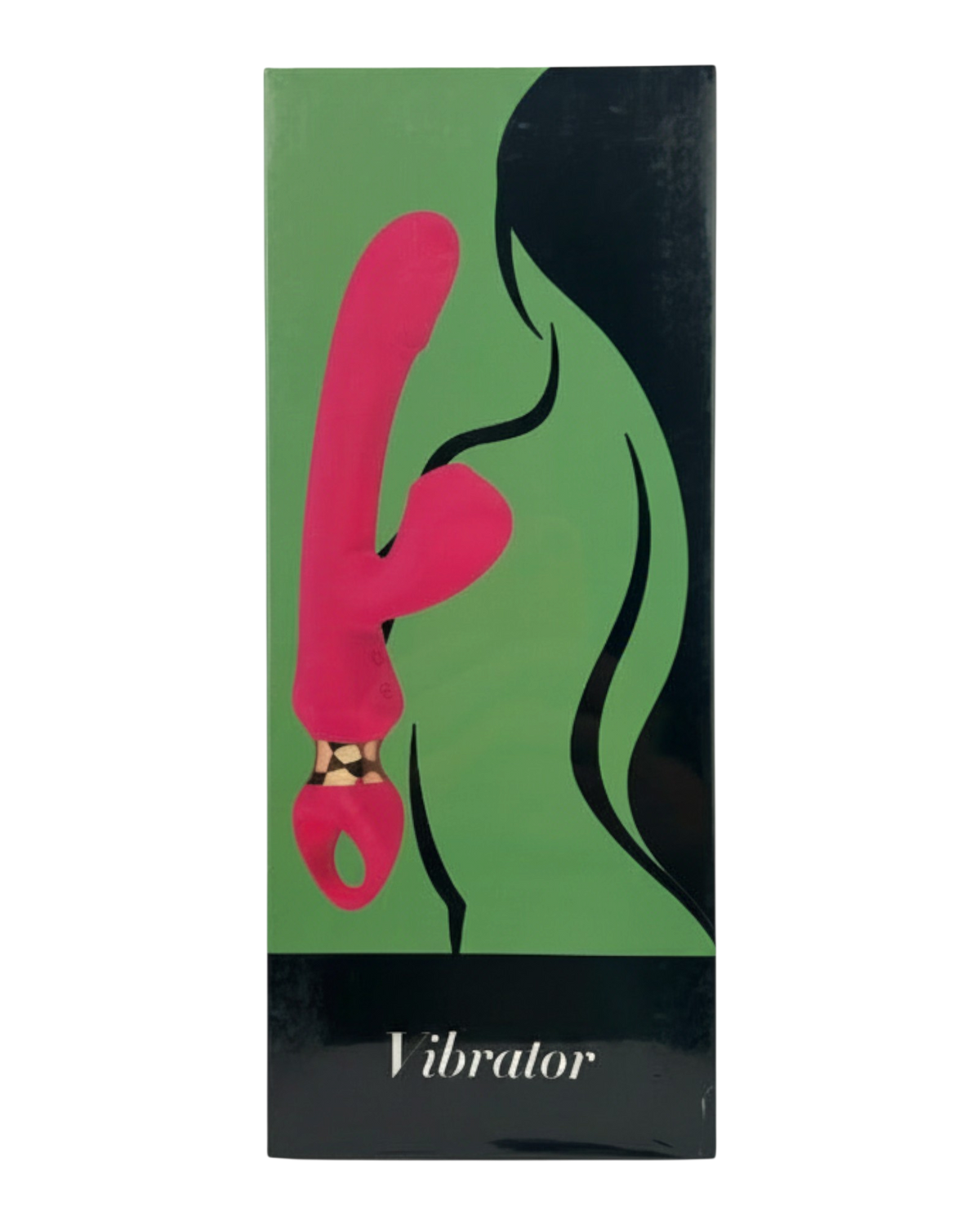 Vibrador Lusty Ring con succión, punto G y plug anal, diseño elegante Glow & Vibe.