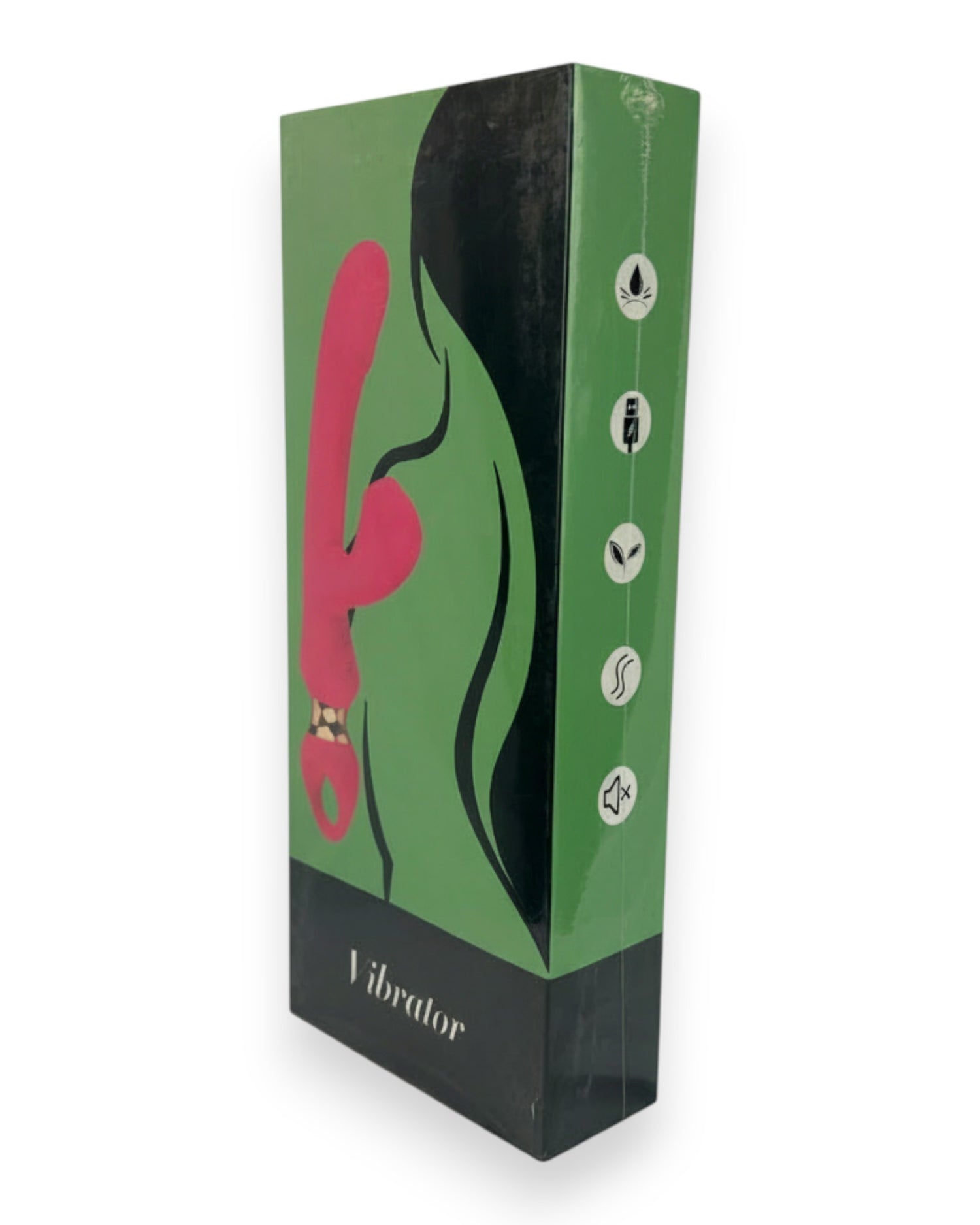 Vibrador Lusty Ring con succión, punto G y plug anal, diseño elegante Glow & Vibe.