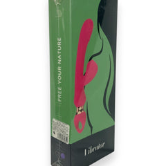 Vibrador Lusty Ring con succión, punto G y plug anal, diseño elegante Glow & Vibe.