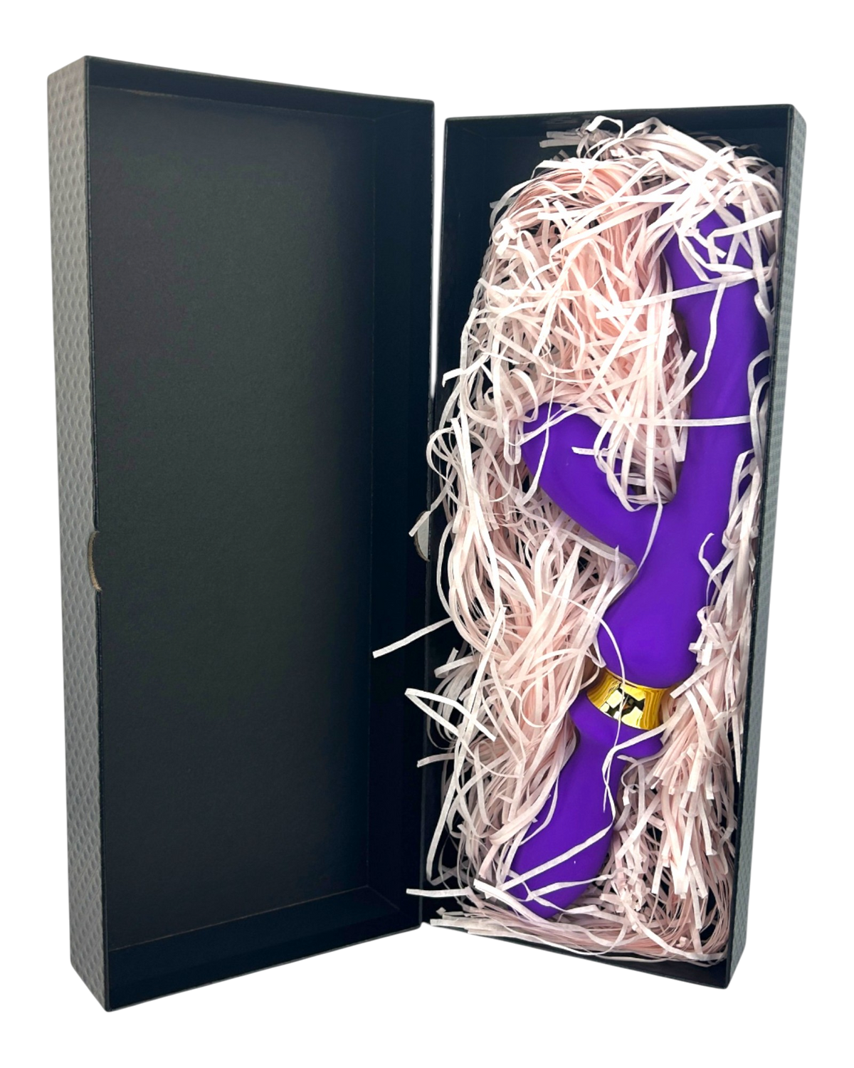 Vibrador Intense Destiny con succión clitorial, punto G y plug anal integrado Glow & Vibe.
