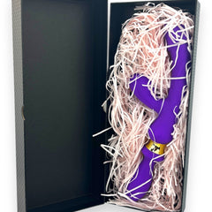 Vibrador Intense Destiny con succión clitorial, punto G y plug anal integrado Glow & Vibe.