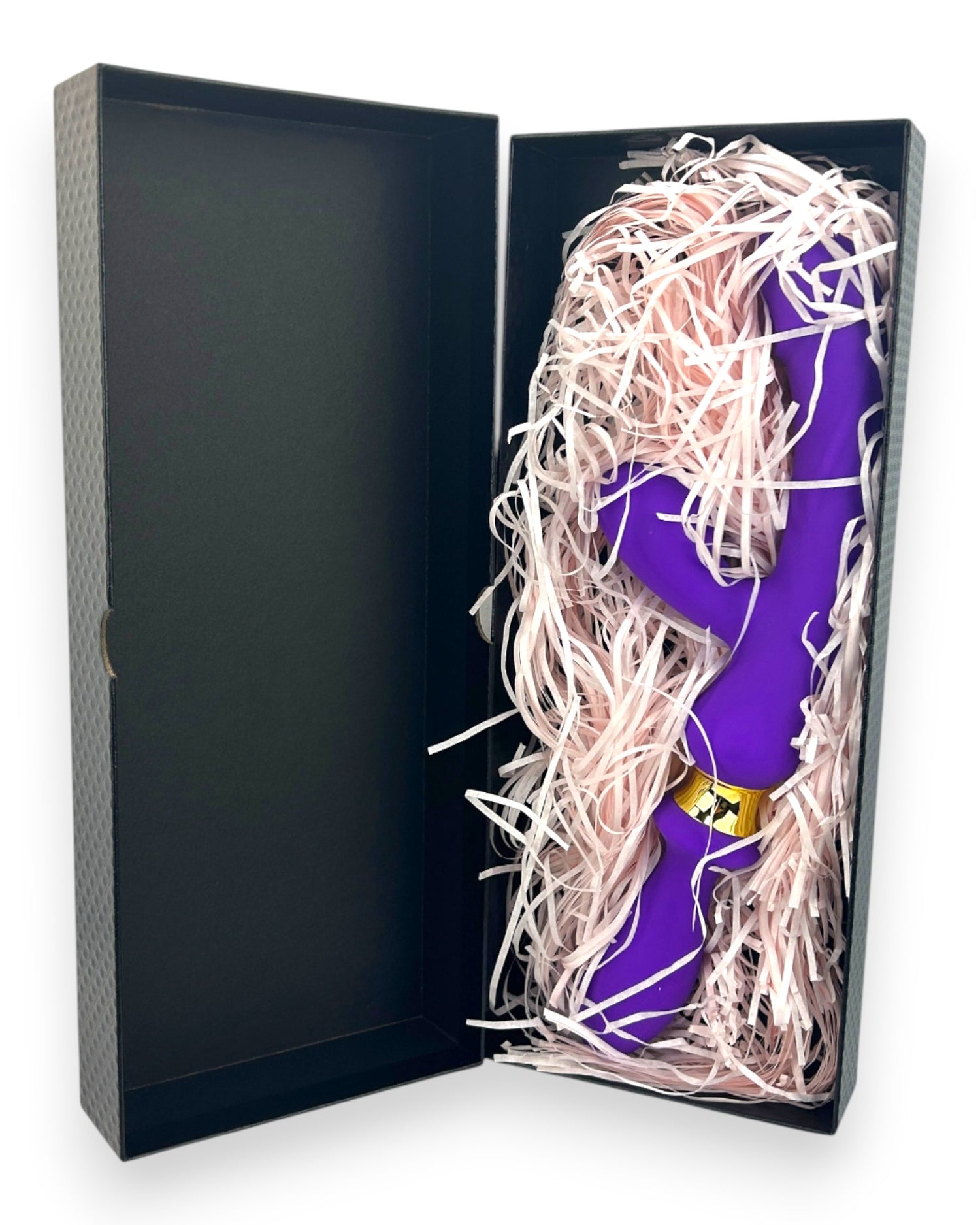 Vibrador Intense Destiny con succión clitorial, punto G y plug anal integrado Glow & Vibe.