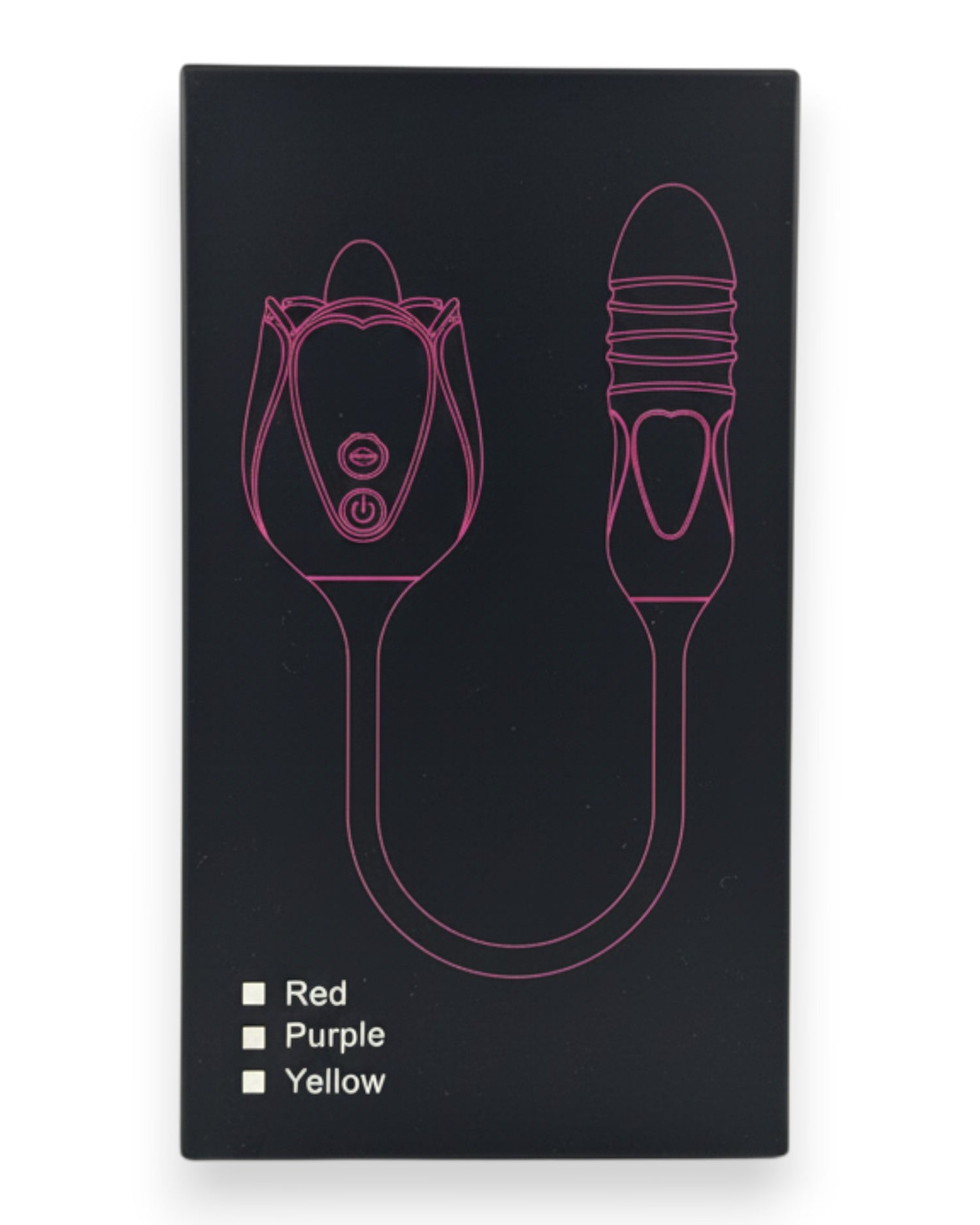Vibrador Rosa Luxe con lengua estimuladora y pistón de 11 cm, diseño elegante y potente Glow & Vibe.