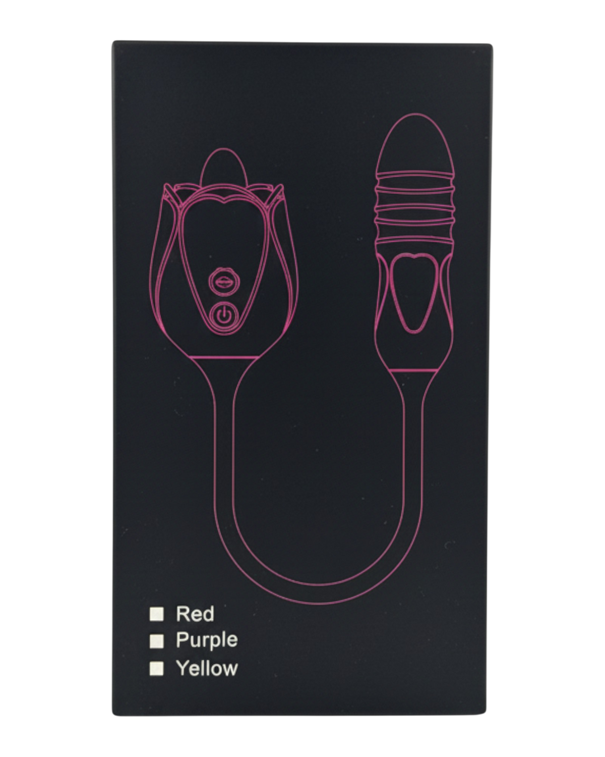 Vibrador Rosa Luxe con lengua estimuladora y pistón de 11 cm, diseño elegante y potente Glow & Vibe.