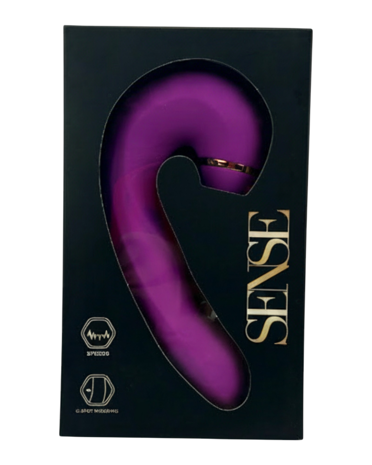 Vibrador Royal Pulse con 5 funciones de vibración y 10 modos de succión, diseño elegante Glow & Vibe.