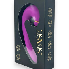 Vibrador Royal Pulse con 5 funciones de vibración y 10 modos de succión, diseño elegante Glow & Vibe.