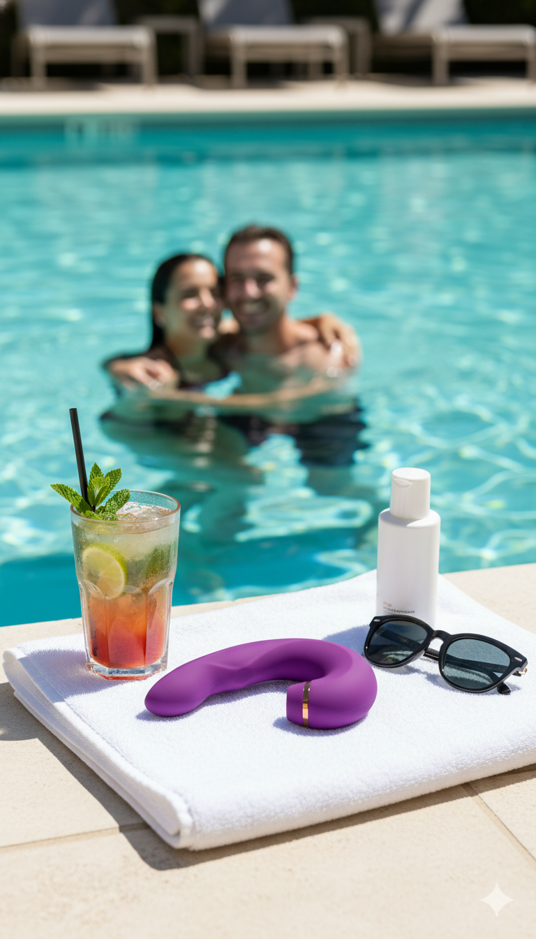 Vibrador Royal Pulse con 5 funciones de vibración y 10 modos de succión, diseño elegante Glow & Vibe.