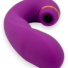 Vibrador Royal Pulse con 5 funciones de vibración y 10 modos de succión, diseño elegante Glow & Vibe.