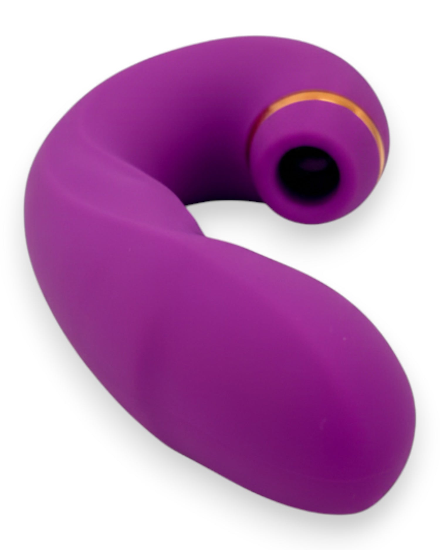 Vibrador Royal Pulse con 5 funciones de vibración y 10 modos de succión, diseño elegante Glow & Vibe.