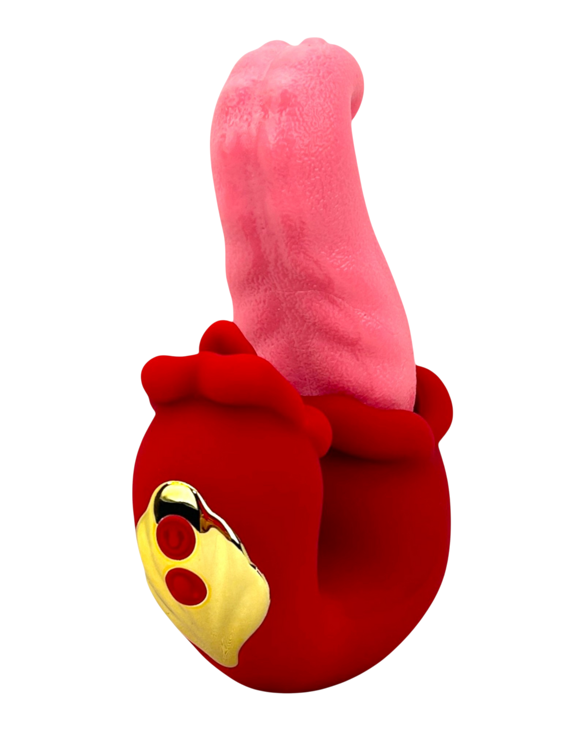 Doble vibrador Medusa Massage con estimulador de lengua y diseño vaginal de movimientos fuertes, Glow & Vibe.