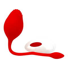 Vibrador doble Rosa Dream con 10 funciones de vibración, diseño floral romántico Glow & Vibe.