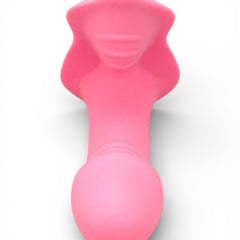 Vibrador Party Vibe con estimulador clitorial, diseño elegante y colorido Glow & Vibe.