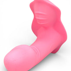 Vibrador Party Vibe con estimulador clitorial, diseño elegante y colorido Glow & Vibe.