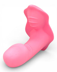 Vibrador Party Vibe con estimulador clitorial, diseño elegante y colorido Glow & Vibe.