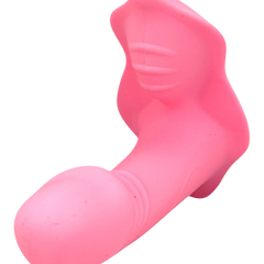 Vibrador Party Vibe con estimulador clitorial, diseño elegante y colorido Glow & Vibe.
