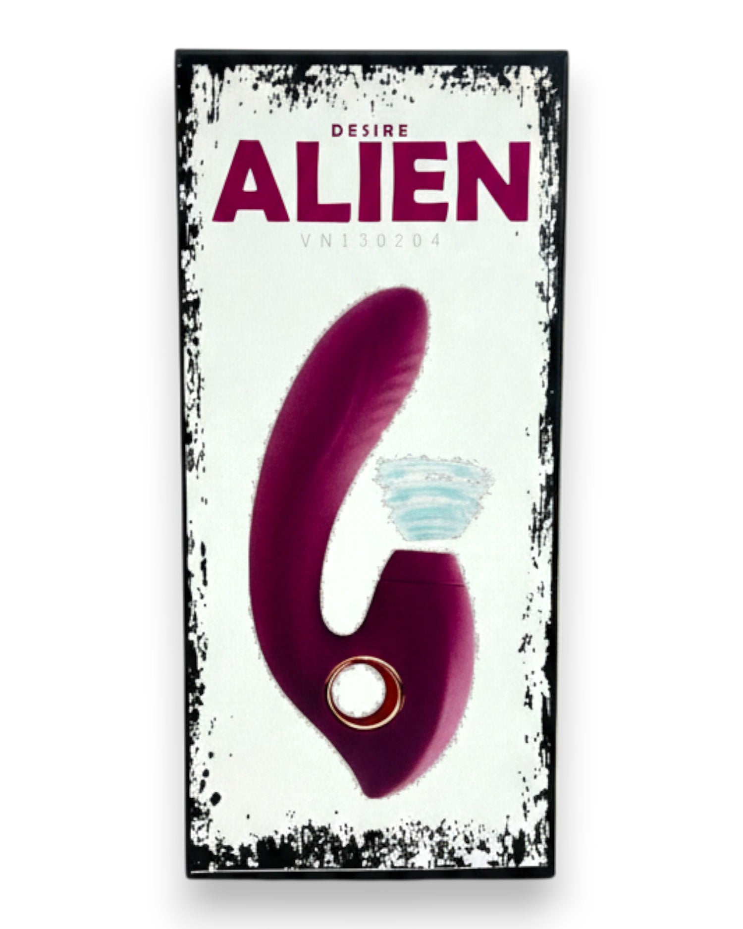 Vibrador Cosmic Alien con 10 funciones de vibración y 10 de succión, diseño futurista Glow & Vibe.