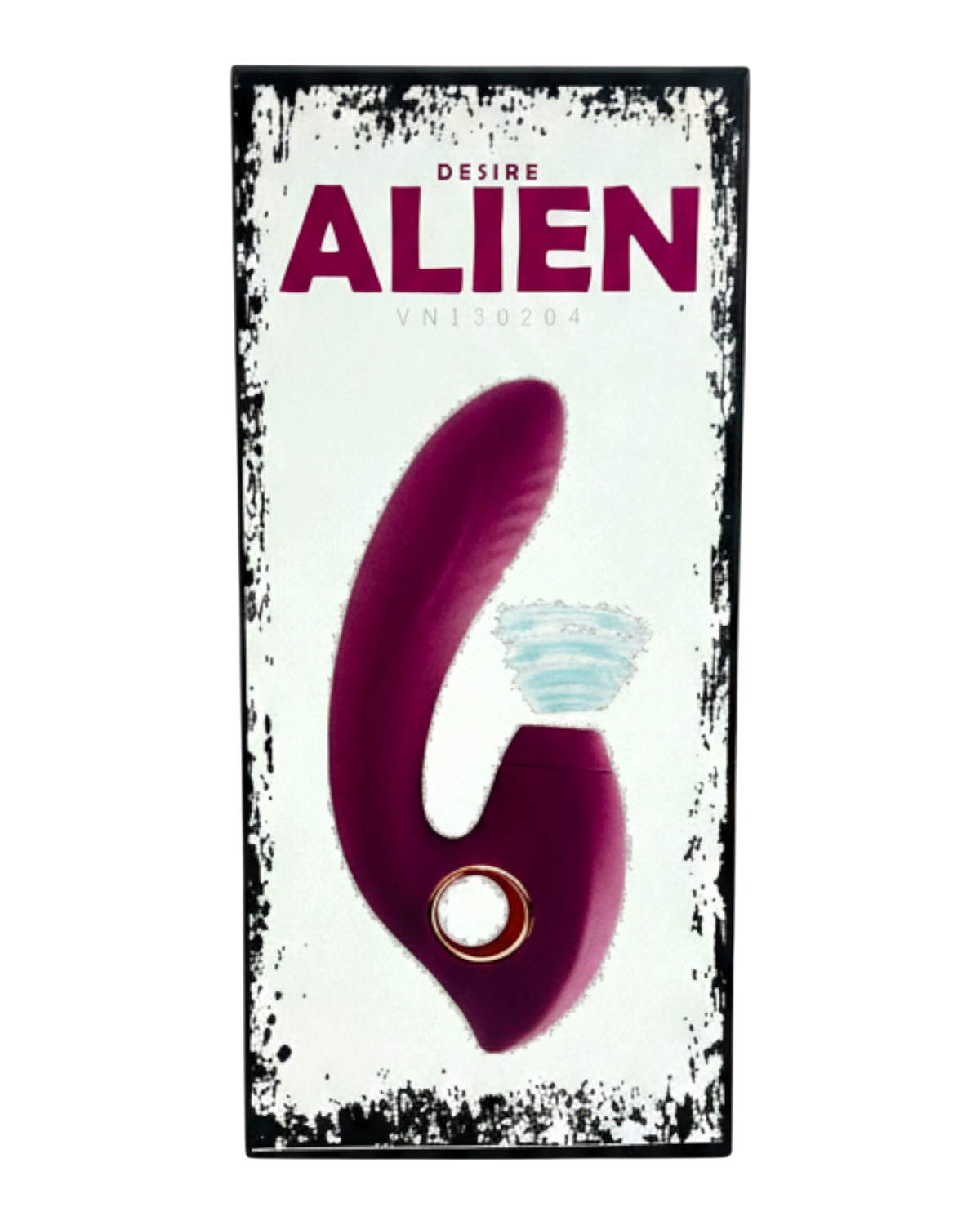 Vibrador Cosmic Alien con 10 funciones de vibración y 10 de succión, diseño futurista Glow & Vibe.