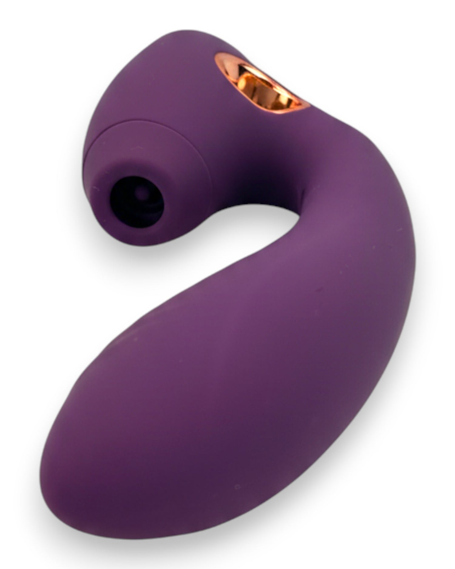 Vibrador Cosmic Alien con 10 funciones de vibración y 10 de succión, diseño futurista Glow & Vibe.