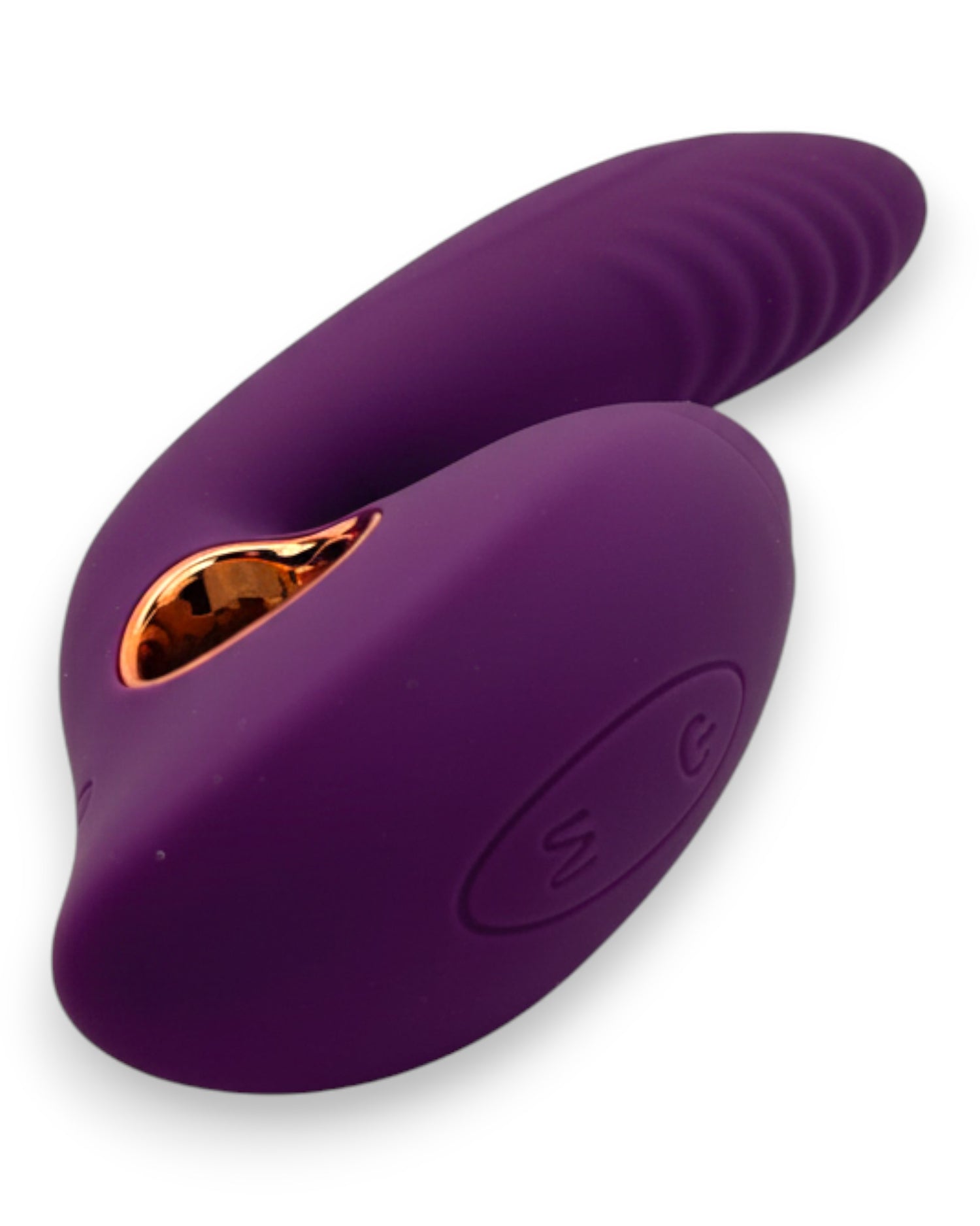 Vibrador Cosmic Alien con 10 funciones de vibración y 10 de succión, diseño futurista Glow & Vibe.