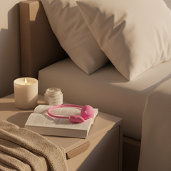 Vibrador Dual Desire con succión y vibración doble, diseño versátil Glow & Vibe.