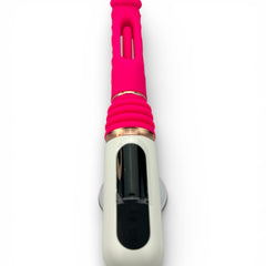 Máquina de placer Pink Machine con movimiento telescópico y rotación envolvente Glow & Vibe.