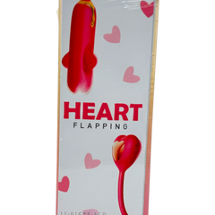 Vibrador Flapping Heart con estimulador en forma de corazón y 10 modos de vibración Glow & Vibe.