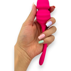 Doble vibrador Intense Wave con control mediante app, diseño innovador Glow & Vibe.