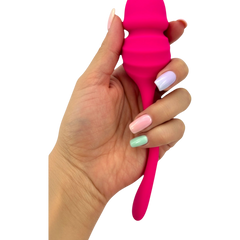 Doble vibrador Intense Wave con control mediante app, diseño innovador Glow & Vibe.
