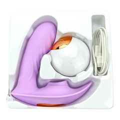 Succionador Butterfly Vibrator inspirado en mariposa, con succión clitorial elegante y potente Glow & Vibe.